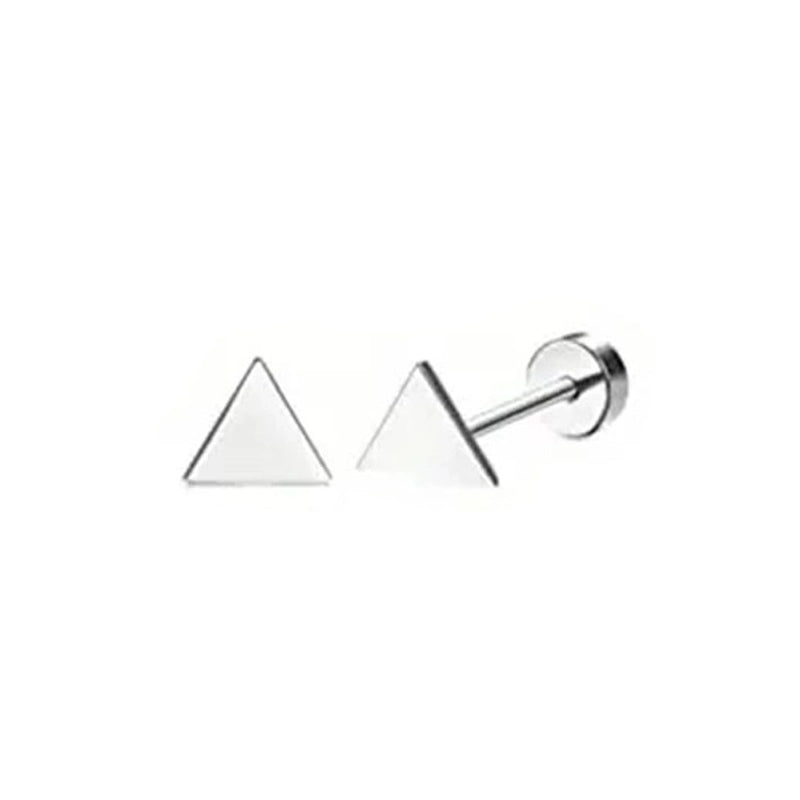 1 Pair Minimalist Pentagram Animal Moon 304 Stainless Steel 18K Gold Plated Ear Studs