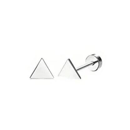 1 Pair Minimalist Pentagram Animal Moon 304 Stainless Steel 18K Gold Plated Ear Studs