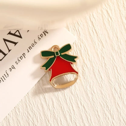 14*12mm 15 * 20mm Alloy Christmas Tree Bow Knot Snowman Pendant Jewelry Accessories