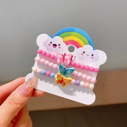 Cute Girl'S Cartoon Arylic Plastic Beaded