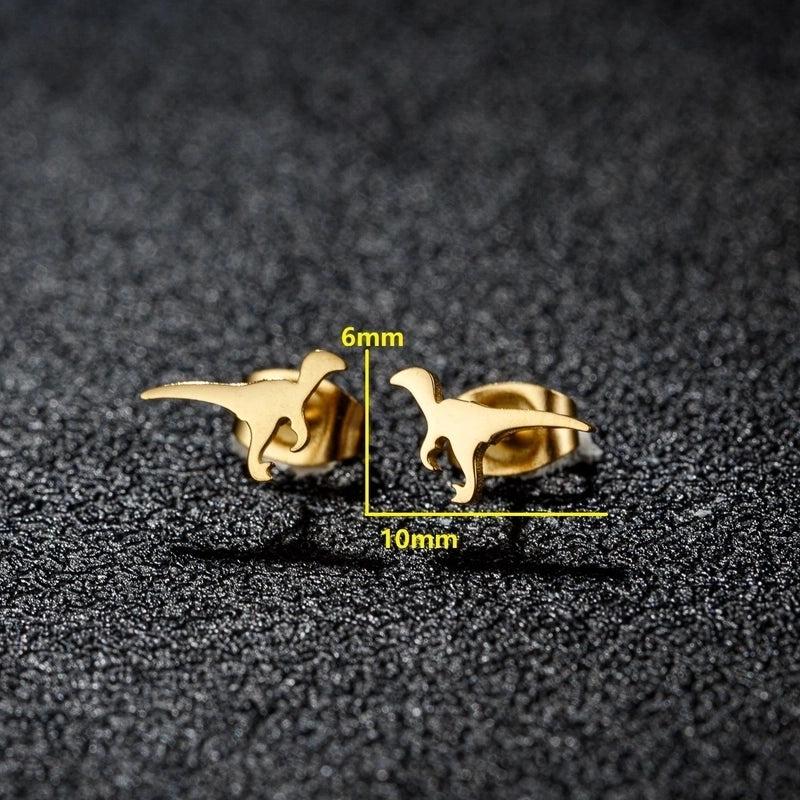 1 Pair Christmas Sweet Minimalist Snowflake Irregular Polishing Plating 304 Stainless Steel 18K Gold Plated Ear Studs