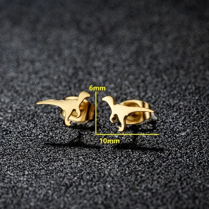 1 Pair Christmas Sweet Minimalist Snowflake Irregular Polishing Plating 304 Stainless Steel 18K Gold Plated Ear Studs