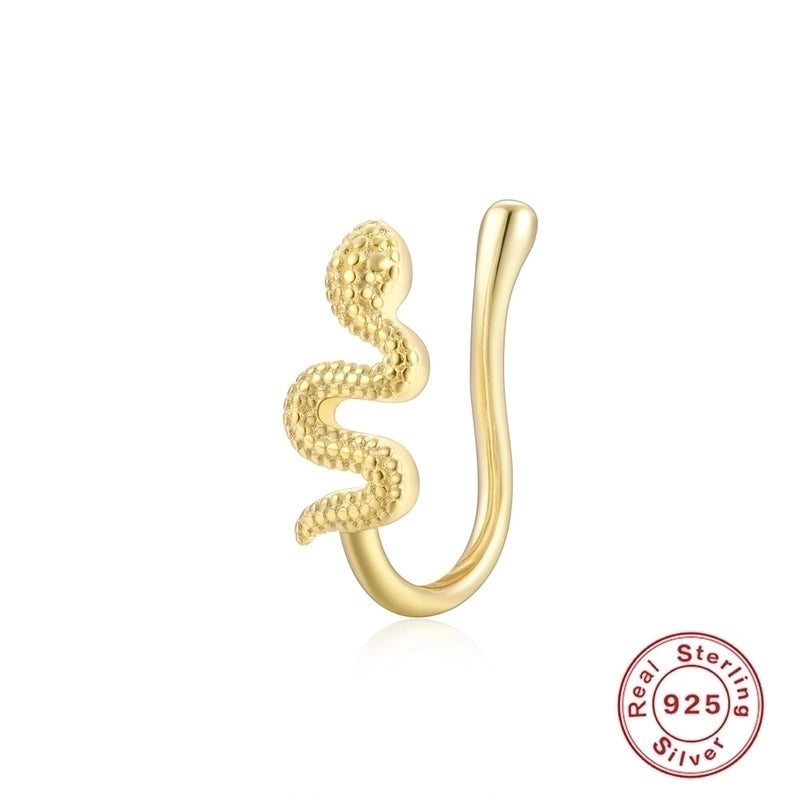 1 Piece Nose Rings & Studs Minimalist Geometric Water Droplets Flower 925 Sterling Silver Plating Inlay Zircon