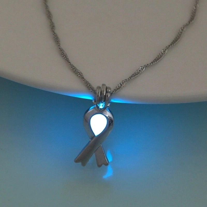 Luminous Hollow Snowflake Pendant Necklace