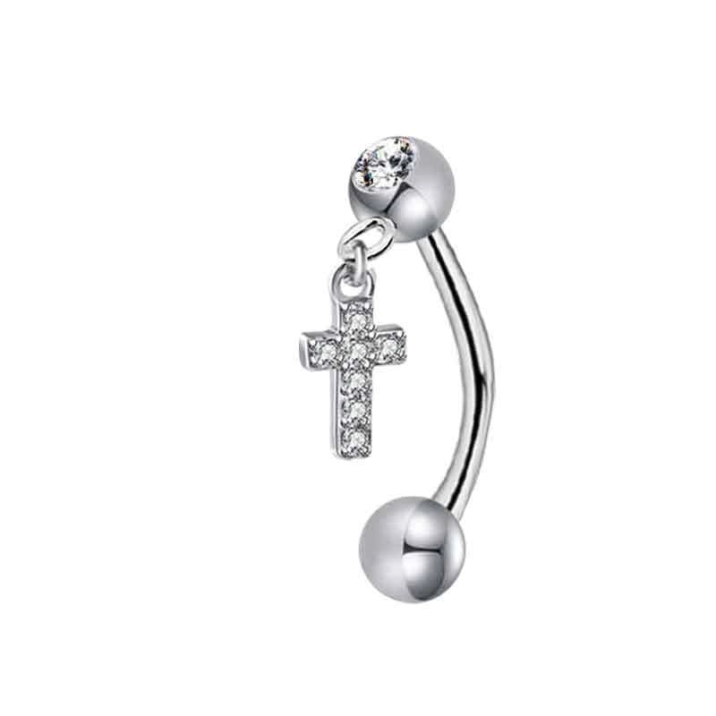 1 Piece Ear Cartilage Rings & Studs Minimalist Classic Style Water Droplets 304 Stainless Steel Eyebrow Studs Ear Cartilage Rings & Studs