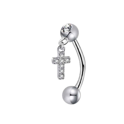 1 Piece Ear Cartilage Rings & Studs Minimalist Classic Style Water Droplets 304 Stainless Steel Eyebrow Studs Ear Cartilage Rings & Studs