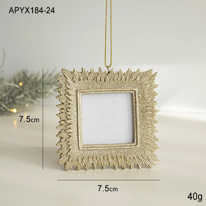 Christmas Casual Elegant Minimalist Christmas Tree Elk Resin Holiday Party Hanging Ornaments Decorations Hanging Ornaments