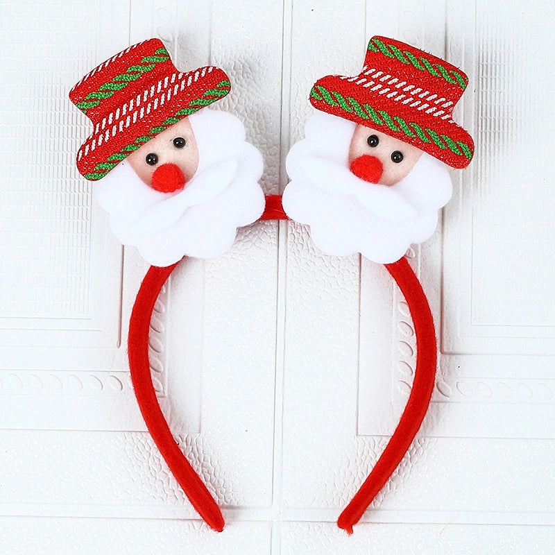 Christmas Cartoon Style Cute Snowman Elk Party Festival Headband