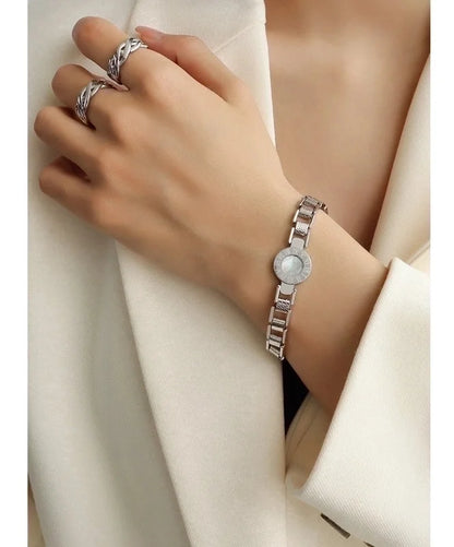 Fashion Geometric Titanium Steel Shell Bracelets