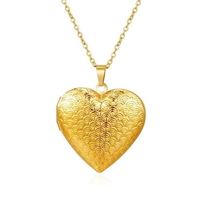 Modern Style Classic Style Heart Shape 304 Stainless Steel Plating Pendant Necklace