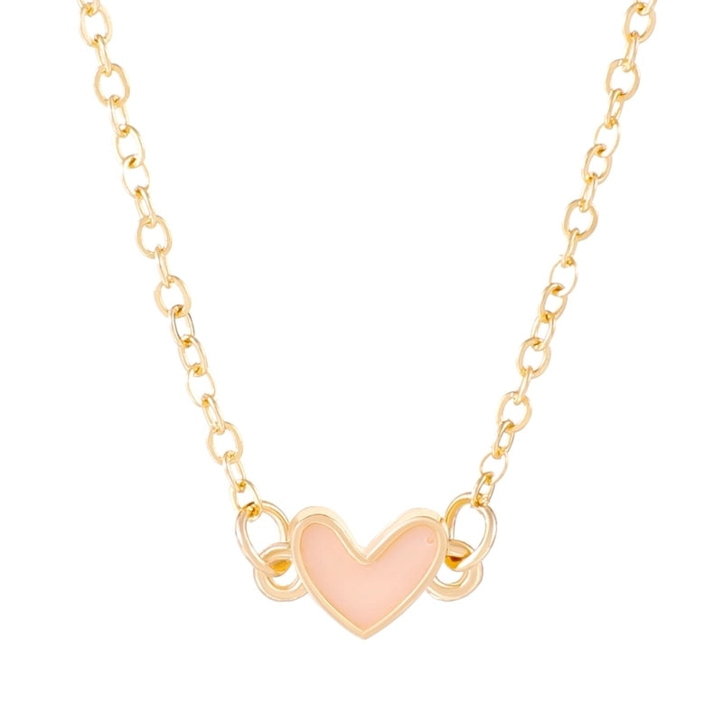 Copper Heart Shape Pendant Necklace