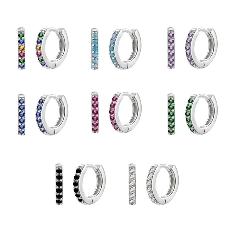 Fashion Geometric Copper Artificial Gemstones Earrings