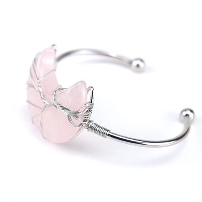 Fashion Moon Agate Plating Bangle 1 Piece