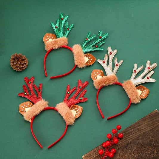 Cartoon Style Cute Antlers Plastic Hair Bands & Headbands