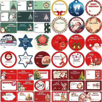 1 Piece Christmas Tree Santa Claus School Christmas PVC Cute Stickers