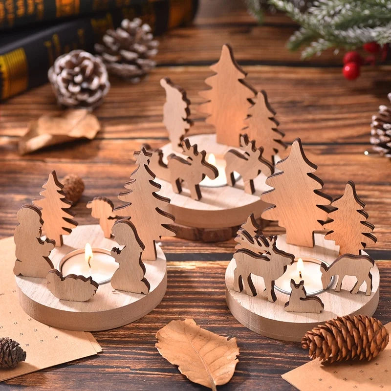 Christmas Cute IG Style Human Christmas Tree Elk Wood Party Festival