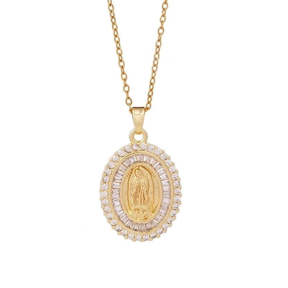 304 Stainless Steel Copper Human Pendant Necklace