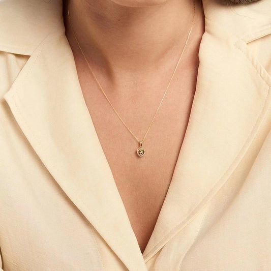 Retro Heart Shape Eye Stainless Steel Enamel Plating Pendant Necklace 1 Piece