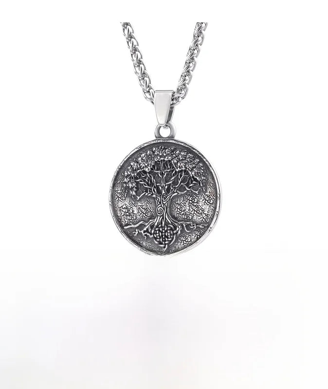 Retro Punk Tree 304 Stainless Steel Men'S