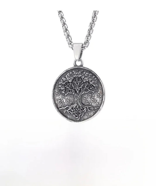 Retro Punk Tree 304 Stainless Steel Men'S