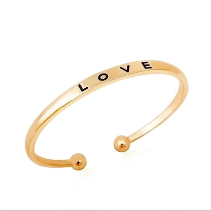 Alloy Gold Plated Silver Plated Fashion Plating Inlay Heart Shape Feather Bow Knot Bangle