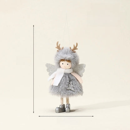 Christmas Angel Cloth Plush Party Hanging Ornaments