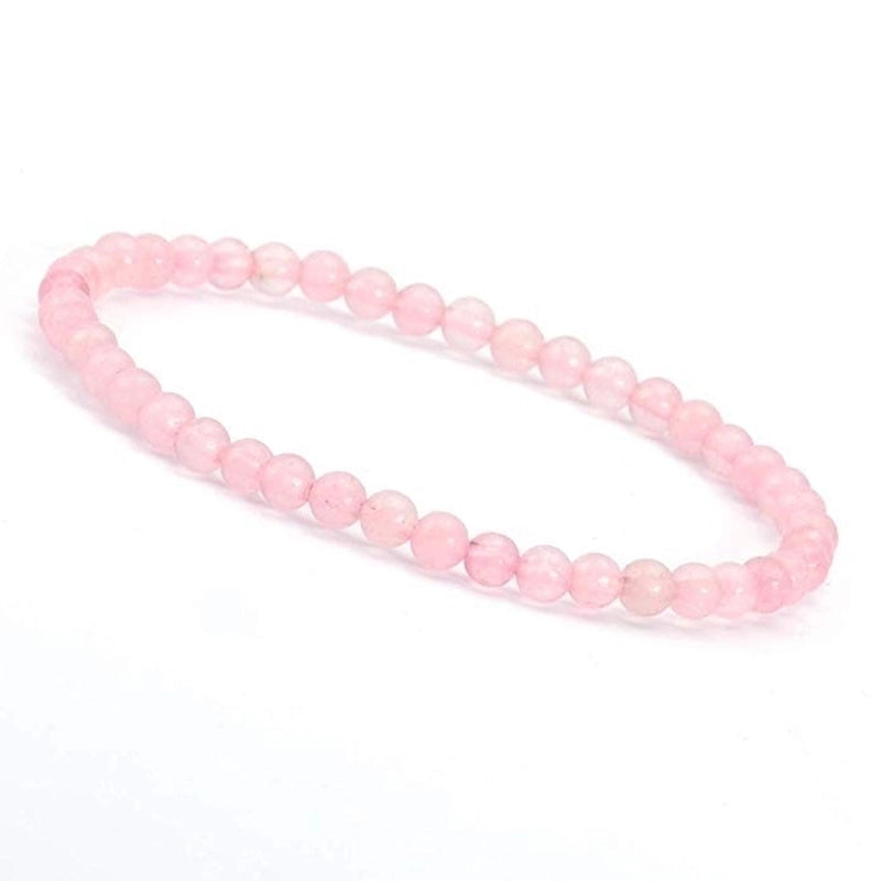 1 Piece Minimalist Round Natural Stone Beaded Bracelets