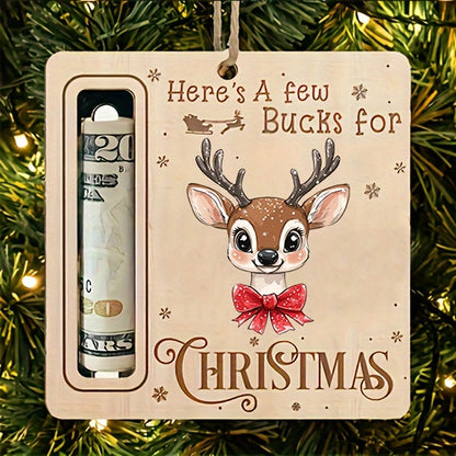 Christmas Cartoon Style Santa Claus Snowman Elk Wood Daily Festival Hanging Ornaments Decorations Hanging Ornaments