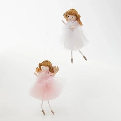 Christmas Angel Cloth Plush Party Hanging Ornaments