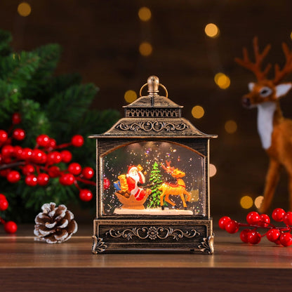 Christmas Cute Christmas Tree Santa Claus Snowman PC Party Festival Ornaments Led Lights Night Lights