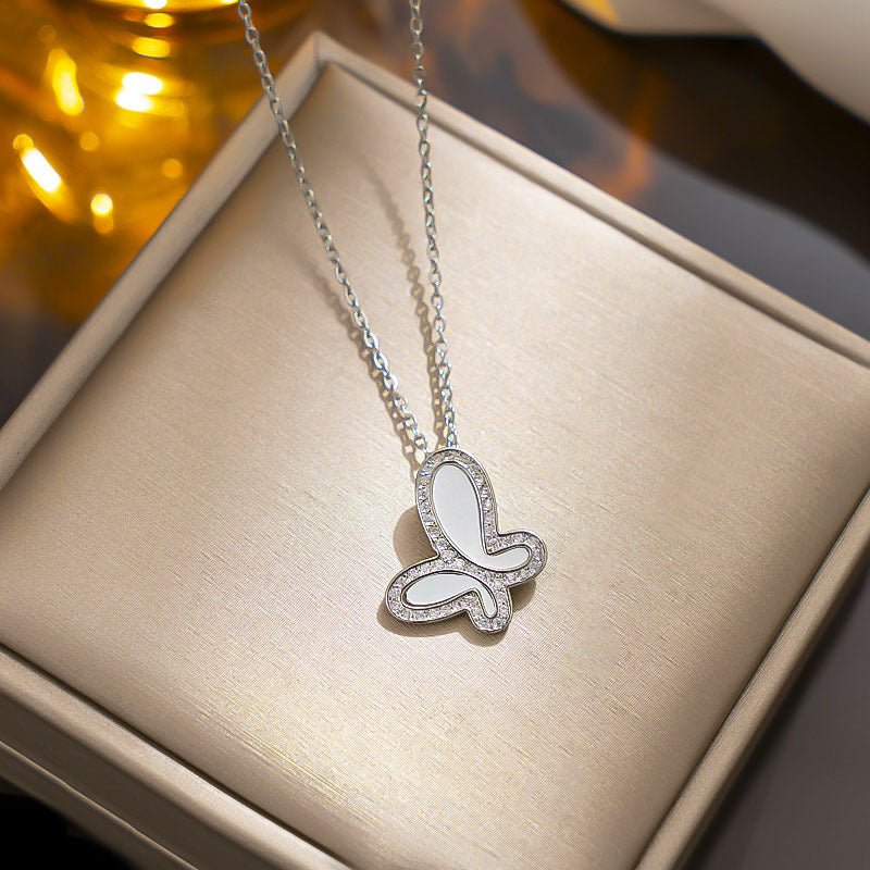 Geometric Titanium Steel 18K Gold Plated Necklaces