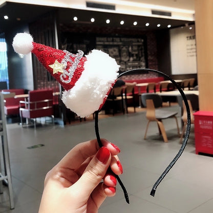 Christmas Nordic Style Cute Christmas Christmas Tree Santa Claus Antlers Flannel Holiday Shopping