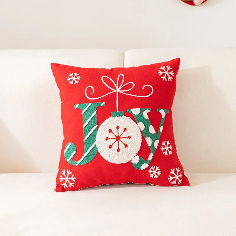 Christmas Modern Style Snowflake Pillow Cases Couch & Sofa Decor