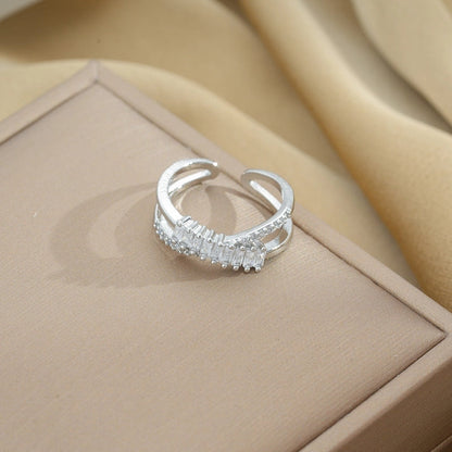 Copper 18K Gold Plated Minimalist Shiny Plating Snake Rings