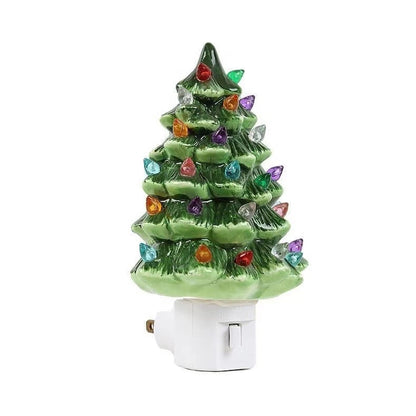 Christmas Minimalist Classic Style Christmas Tree Resin Party Night Lights Led Lights Night Lights