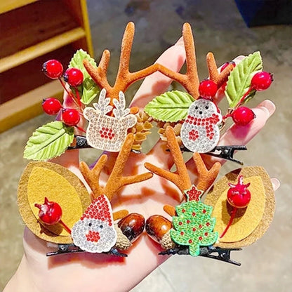 Christmas Cute Antlers Daily Hairpin
