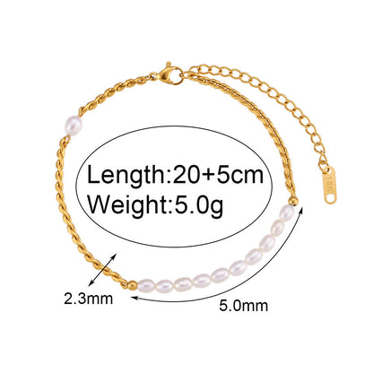 Minimalist Women Geometric 18K Gold Plated Anklets