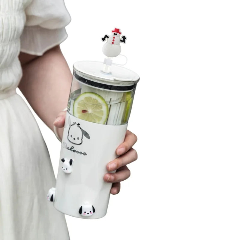 Christmas Casual Cute Pastoral Santa Claus Silica Gel Straw Decorative Cap 10 PCS/Package