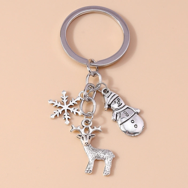 Commute Elk Christmas Keychain