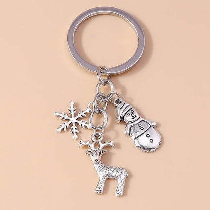 Commute Elk Christmas Keychain