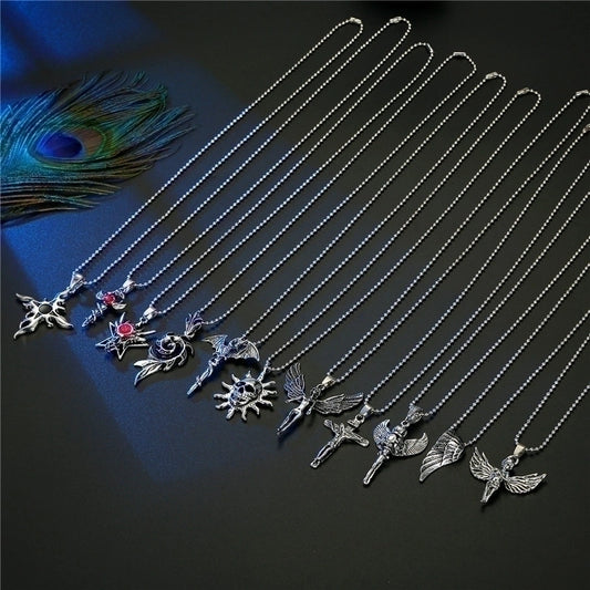 Angel Alloy Halloween Unisex Necklace