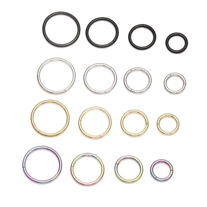 Minimalist Circle Stainless Steel Plating Nose Ring