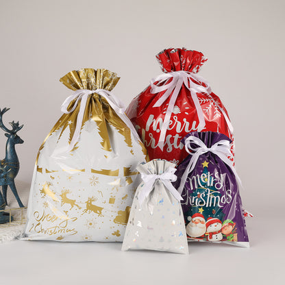 Christmas Gift Bag 2025 Hot Christmas Gift Bag Set Drawstring Bag Candy Bag