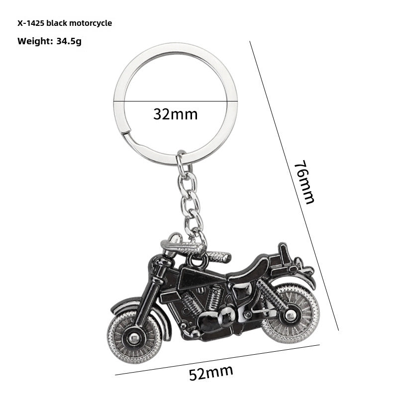 Simulation Cool Helmet Motorcycle Suit Keychain Metal Helmet Keychain Pendant Motorcycle Keychain