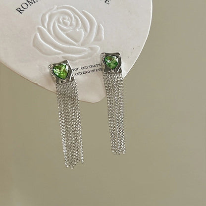 Elegant Luxury Long Tassel Pearl Earrings Niche Design High-grade Internet Celebrity Hot Earrings Earrings Earrings For Women