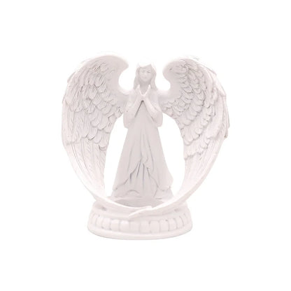 Christmas Vintage Style Minimalist Angel Resin Candlestick