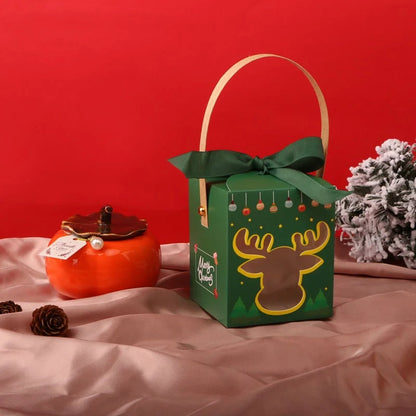 New Year Christmas Eve Apple Large Packaging Box Gift Box Packaging Box Portable Candy Gift Box Gift Box