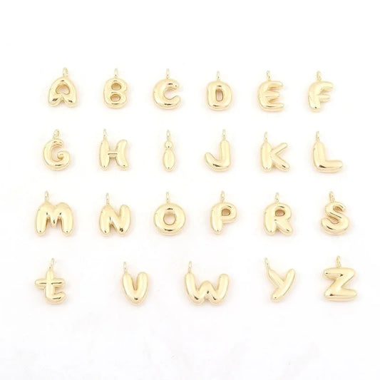 201 Stainless Steel Copper Letter Pendant Necklace