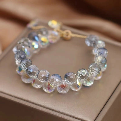 Minimalist Flower Crystal Bracelets In Bulk