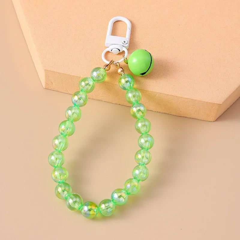 Cute Sweet Bell Arylic Alloy Bag Pendant Keychain